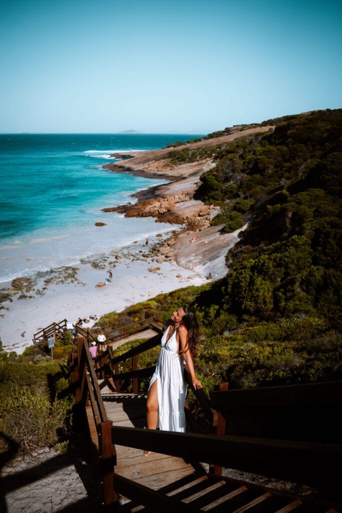blue haven stairs esperance australien