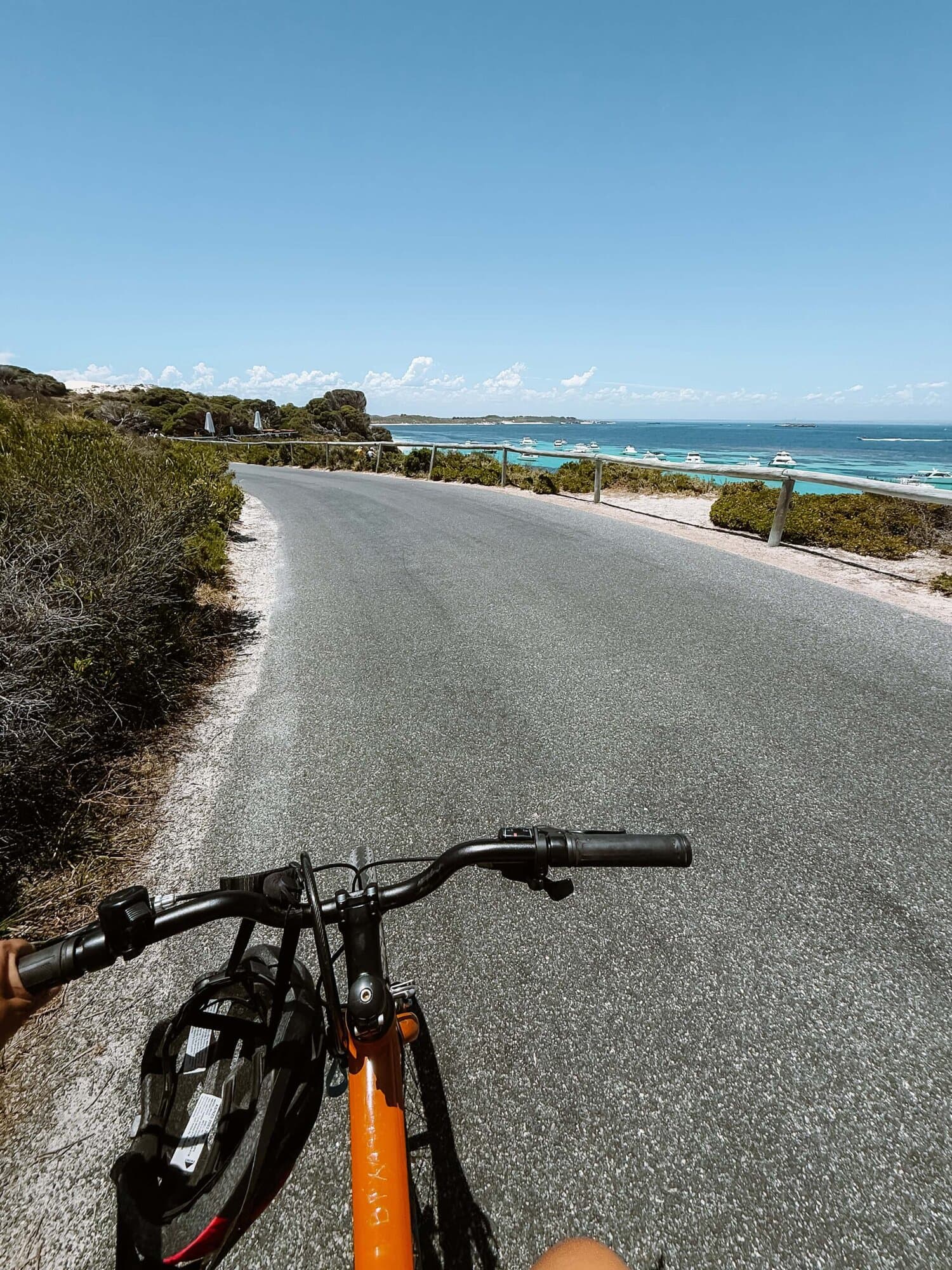 fahrrad fahren rottnest island australien
